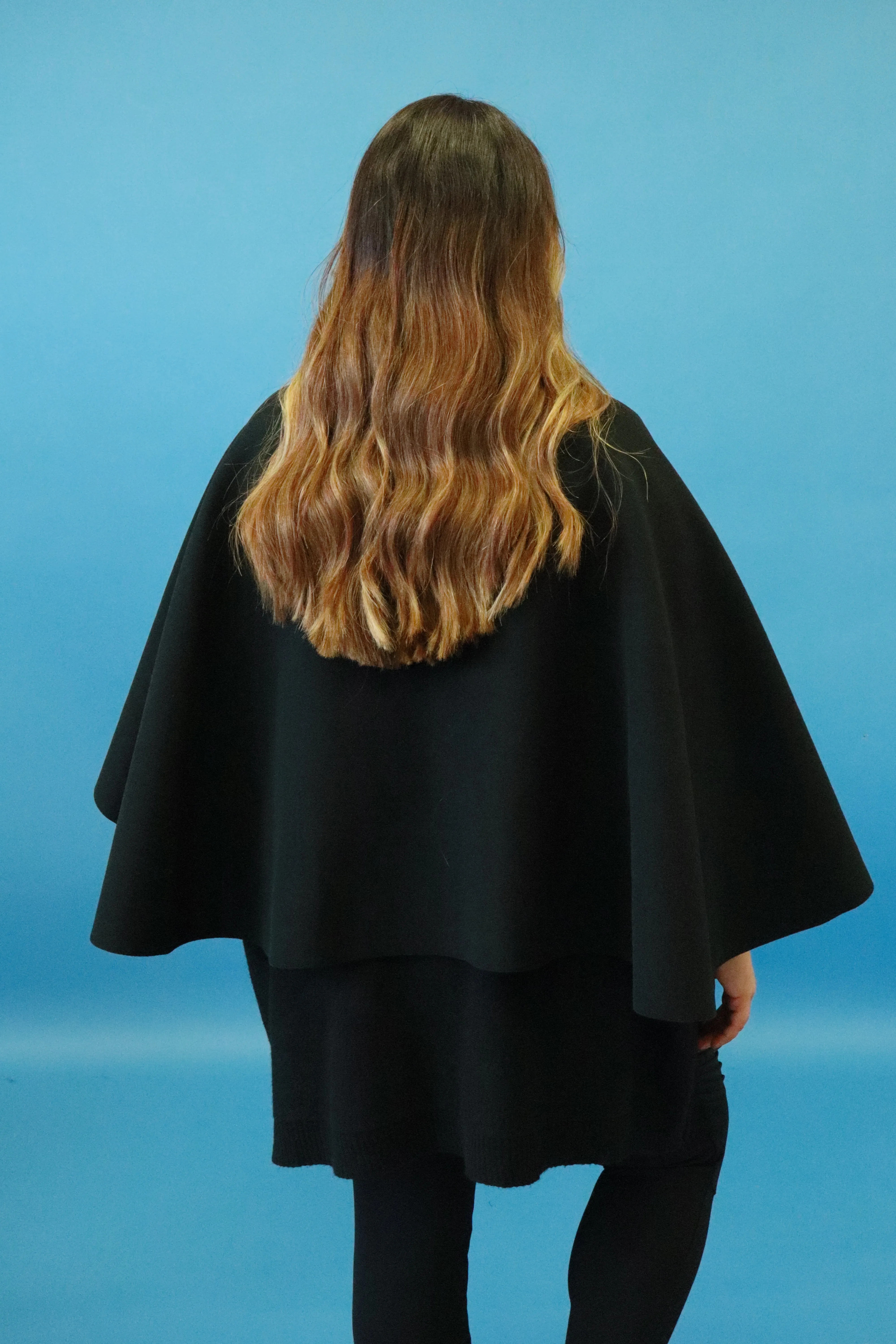 Ally Cape in Black