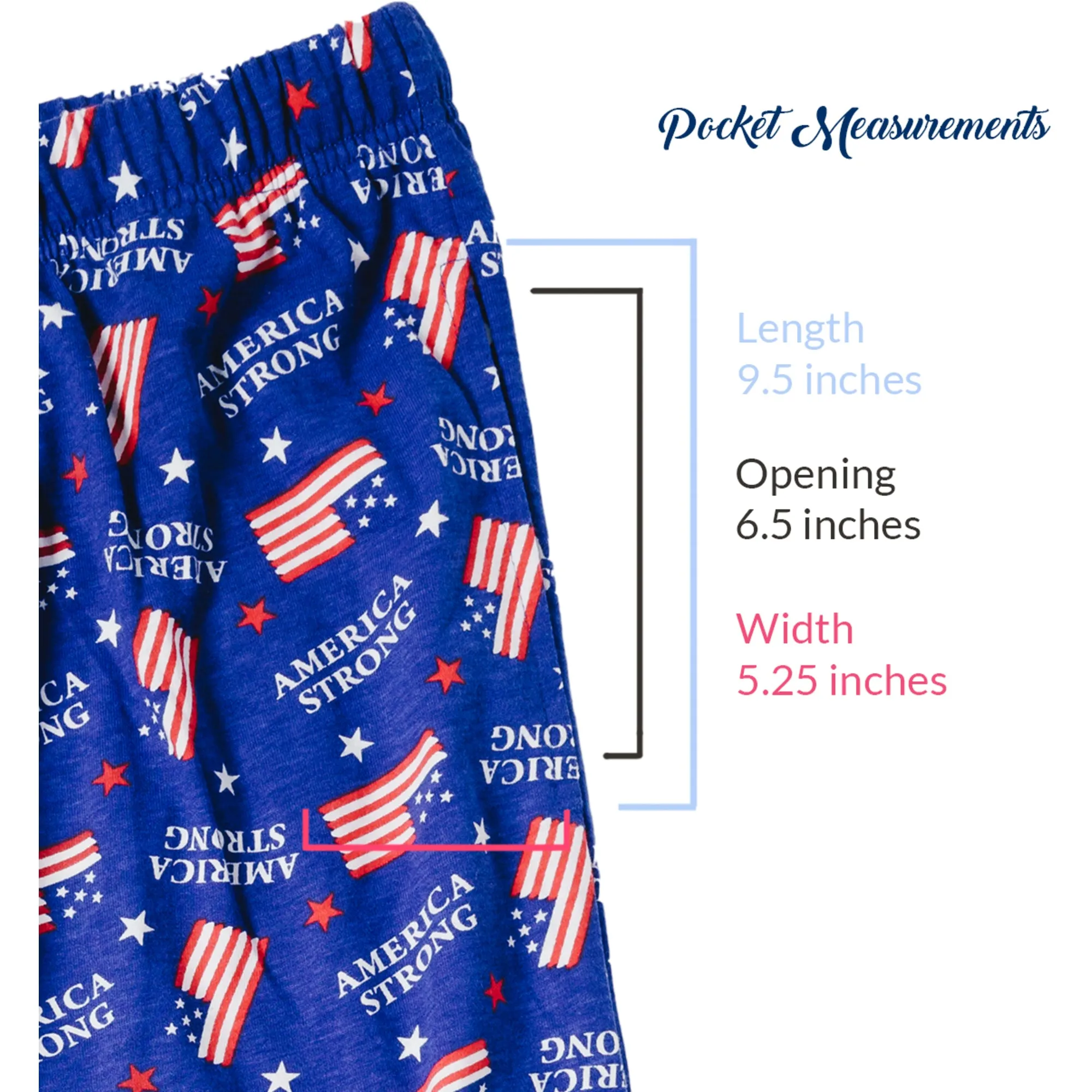 America Strong Navy Unisex Lounge Pants