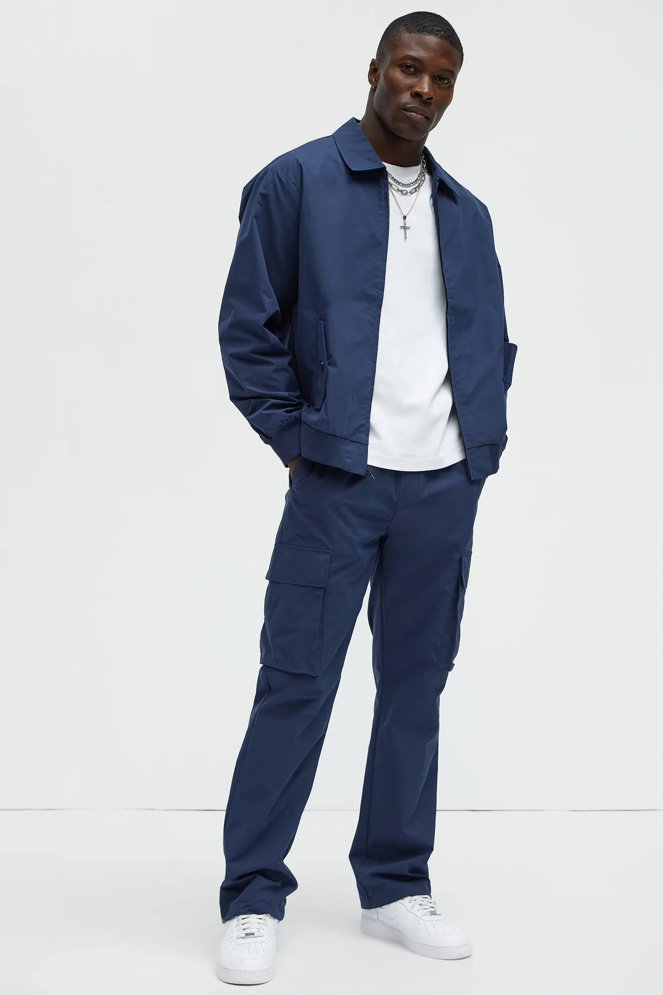 Ansel Tech Cargo Jogger - Navy