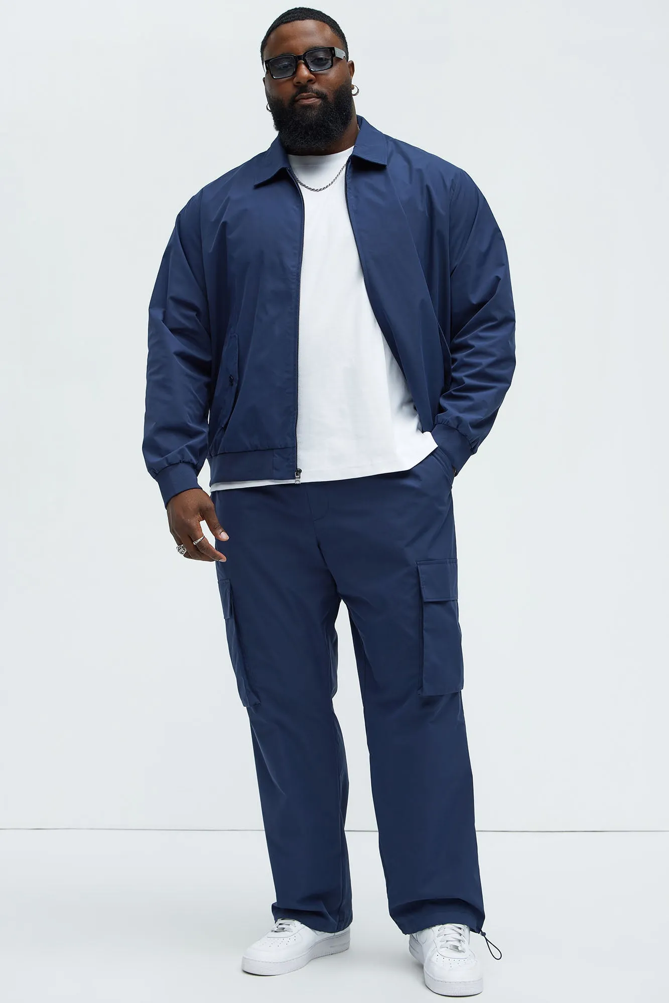 Ansel Tech Cargo Jogger - Navy