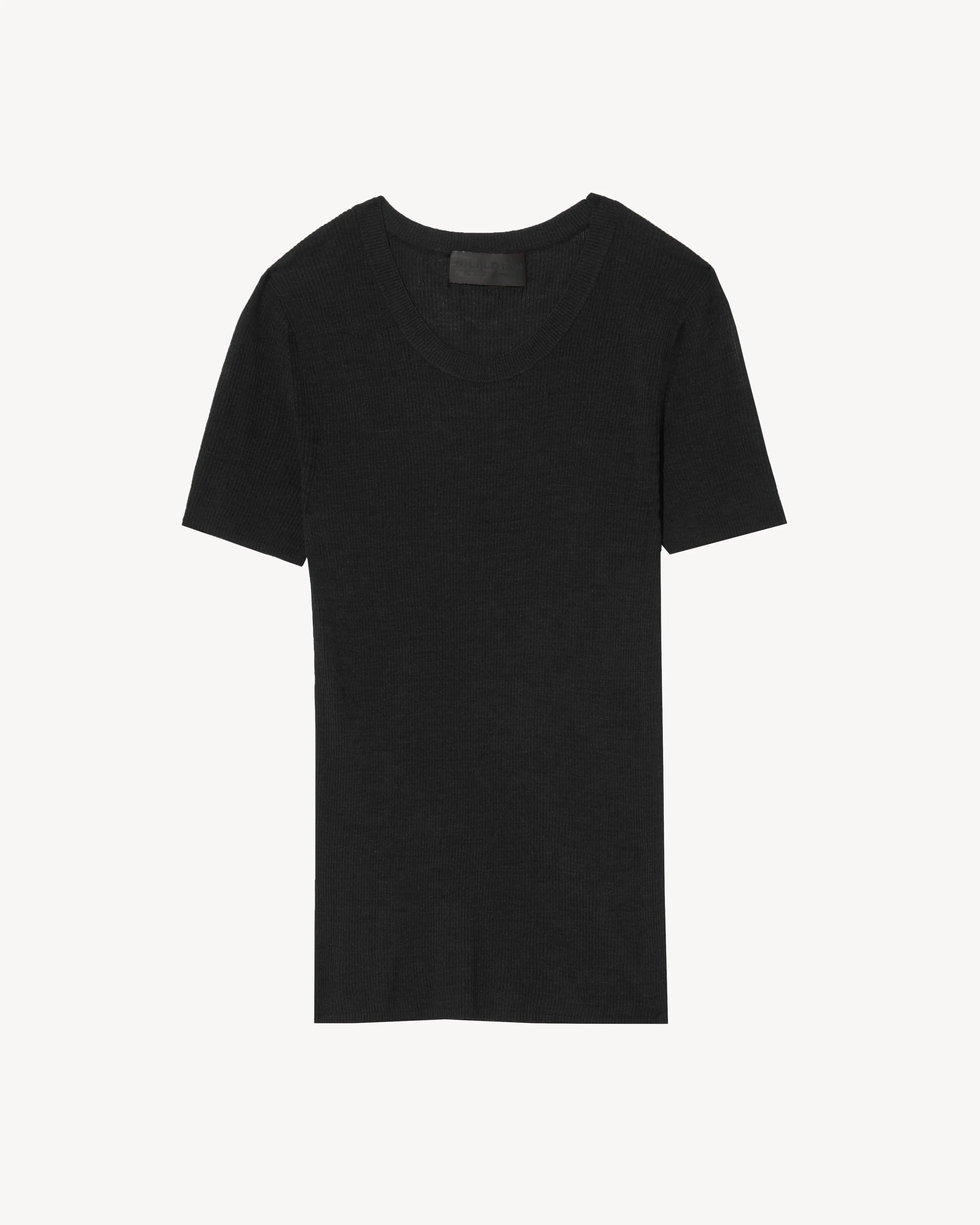 ARACELI SILK KNIT TEE