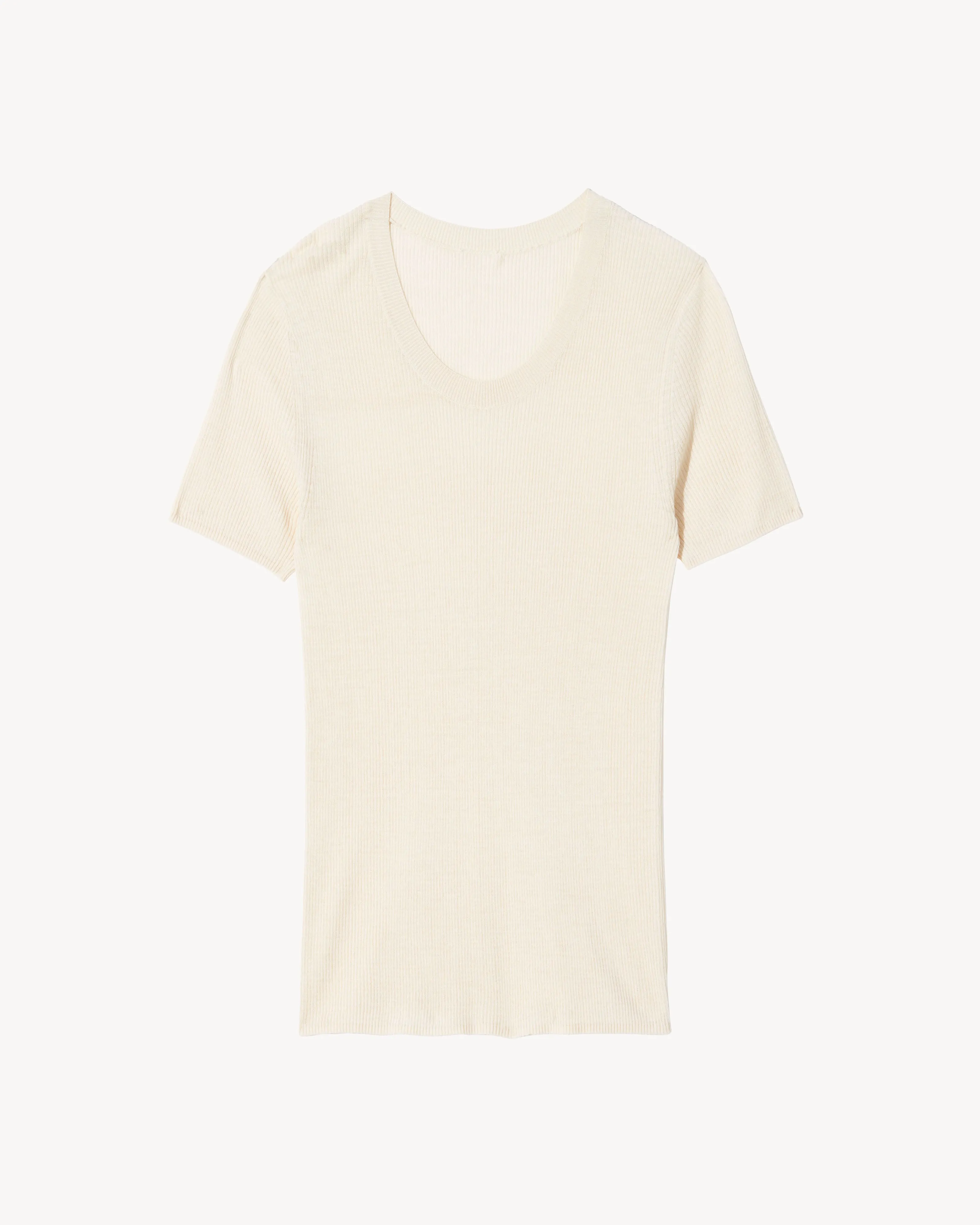 ARACELI SILK KNIT TEE