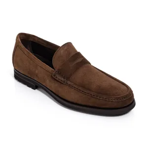 Belfast Mid Brown Suede Loafer