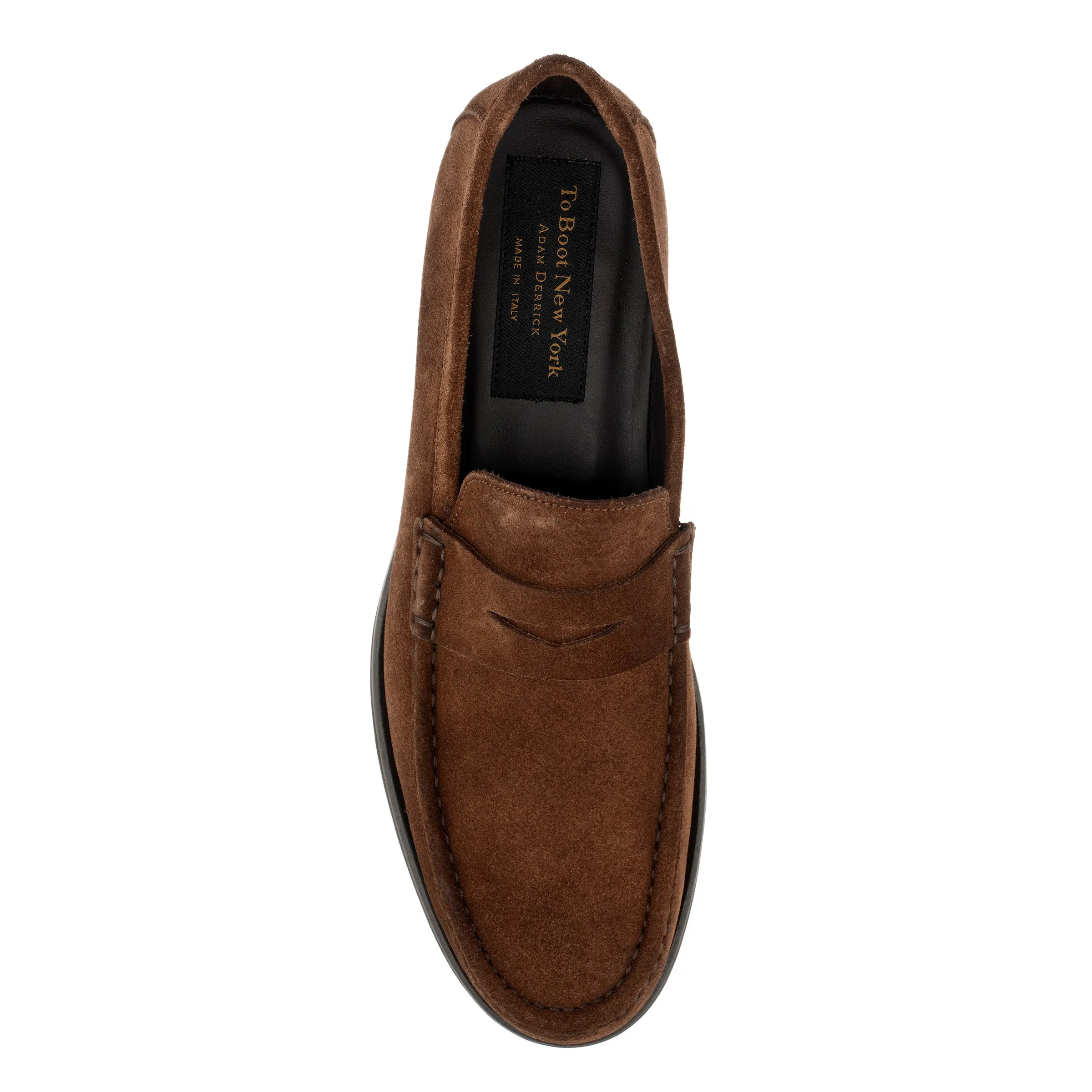 Belfast Mid Brown Suede Loafer