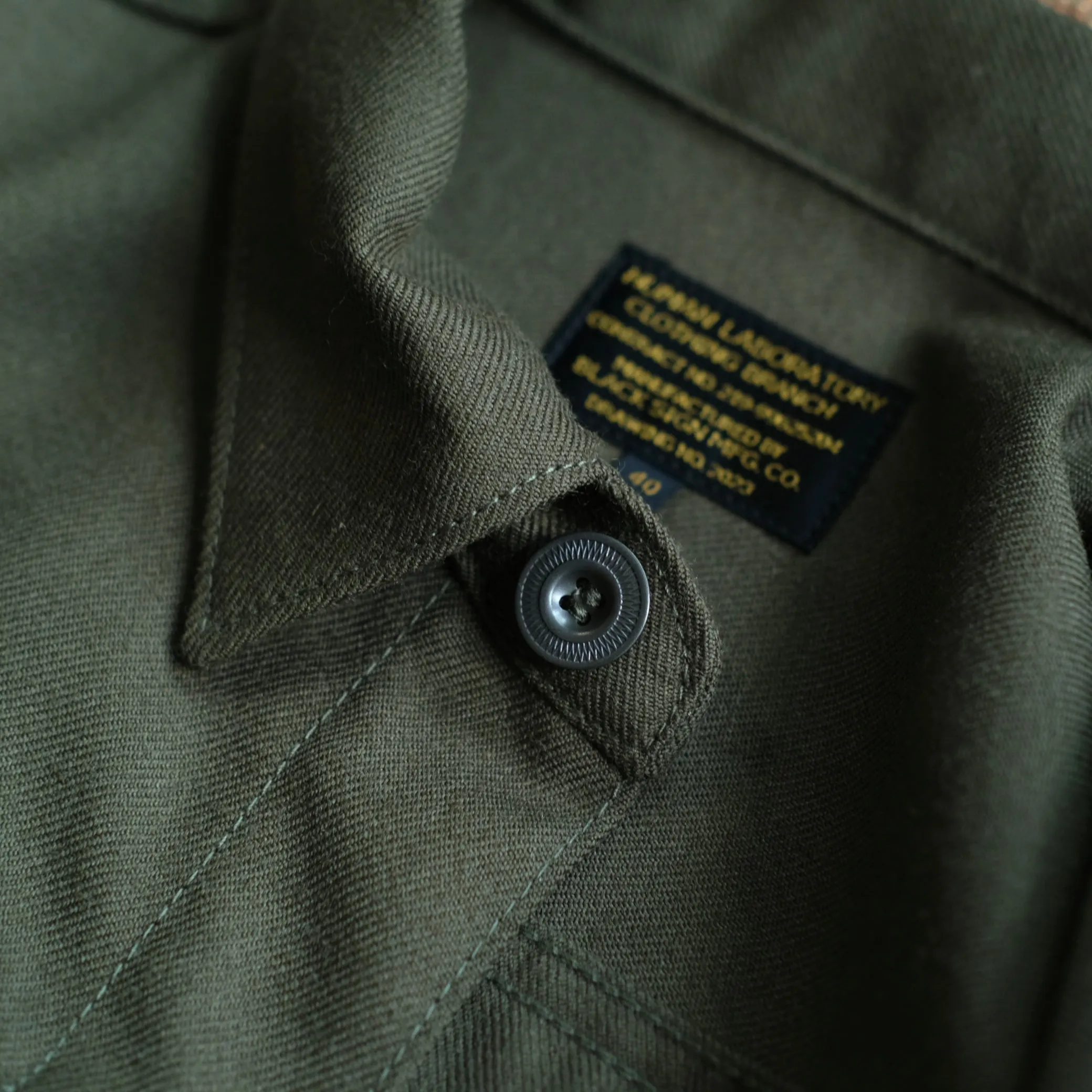 BLACK SIGN Miltary Twill Pleats Jacket