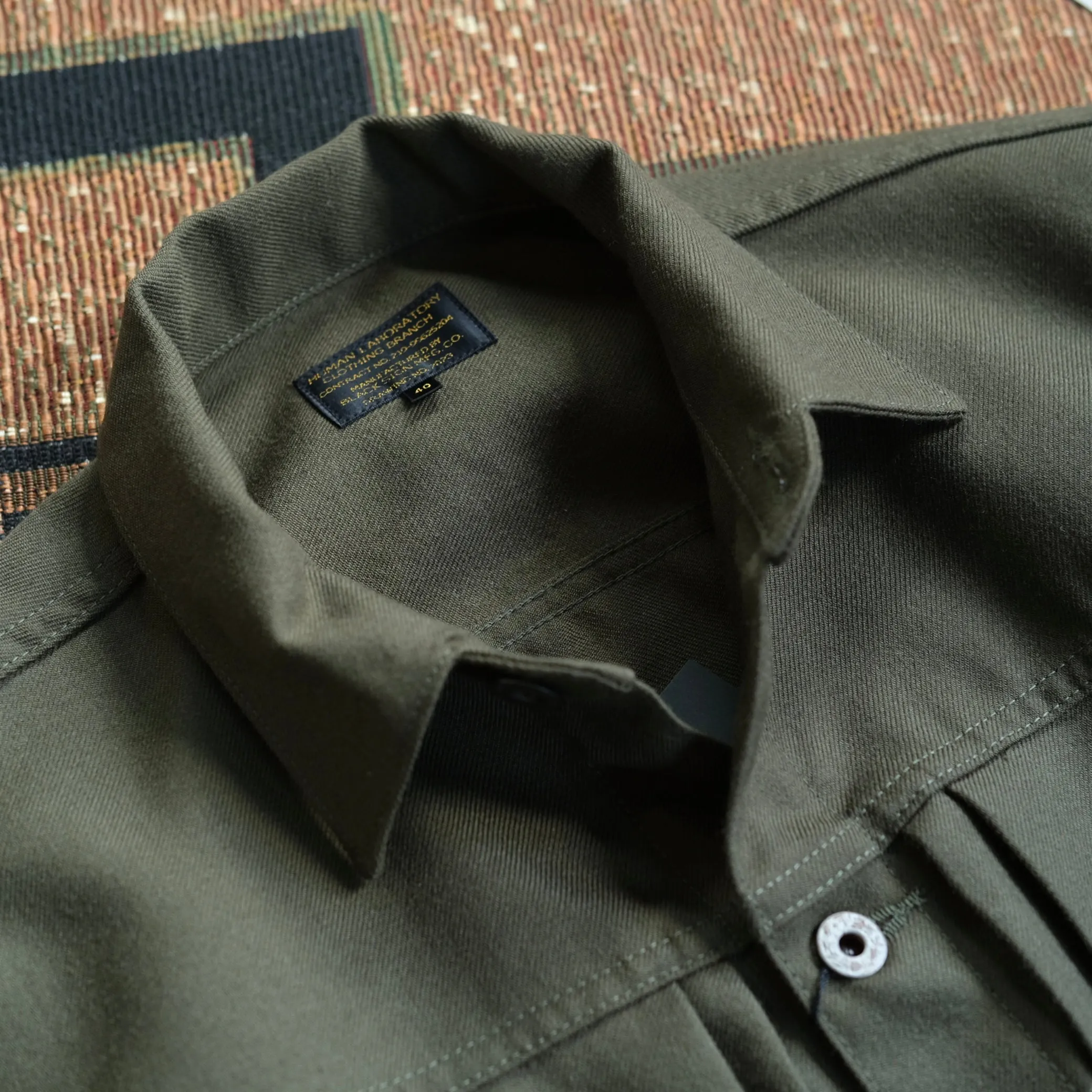 BLACK SIGN Miltary Twill Pleats Jacket