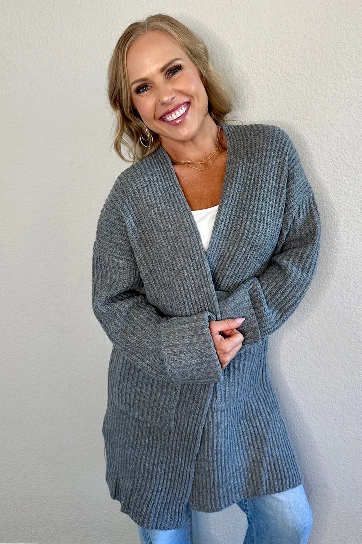 Brinna Brushed Knit Cardigan