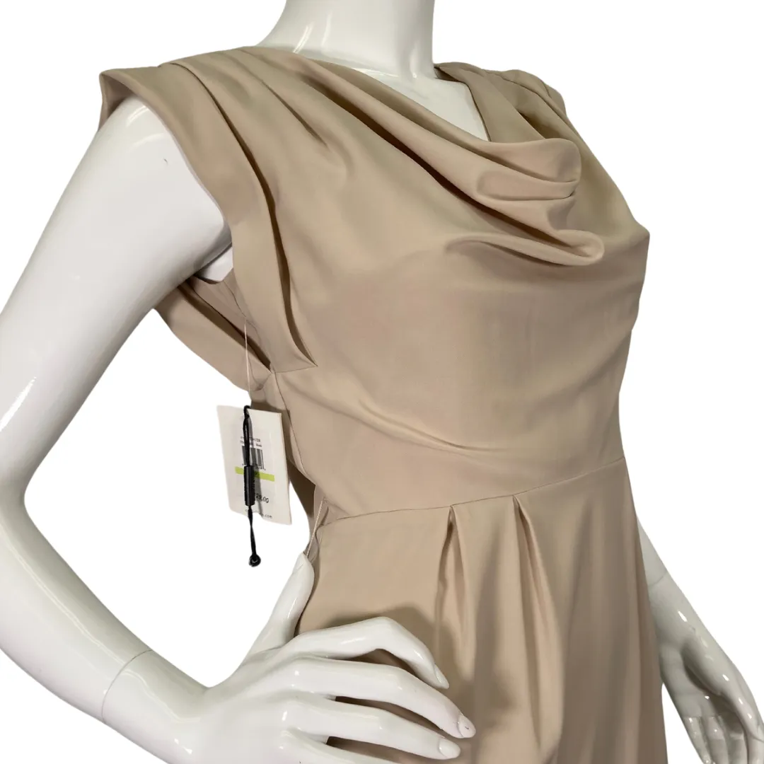 Calvin Klein Sleek Beige Dress