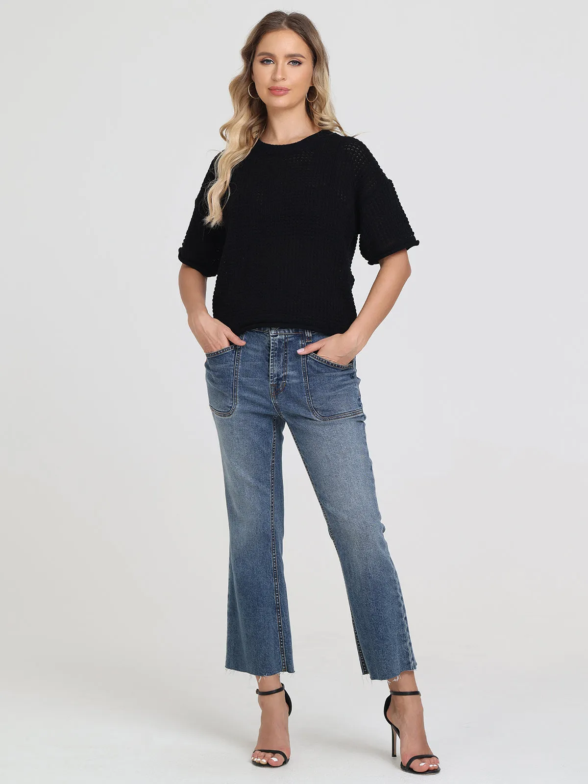 Catalina: Open Stitch Tee