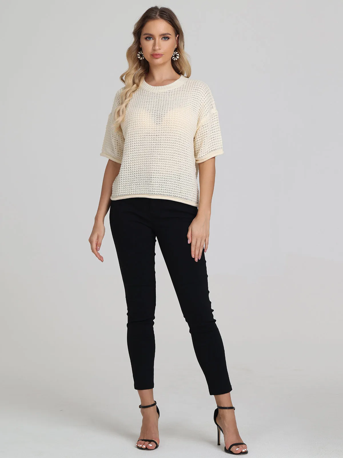 Catalina: Open Stitch Tee