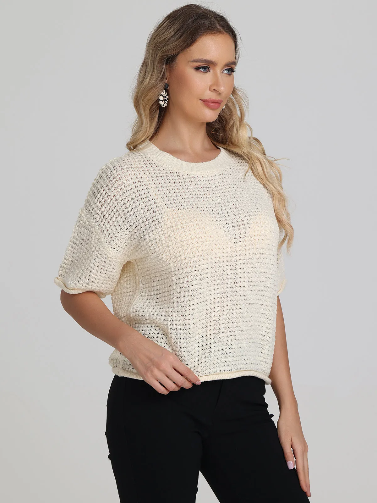 Catalina: Open Stitch Tee