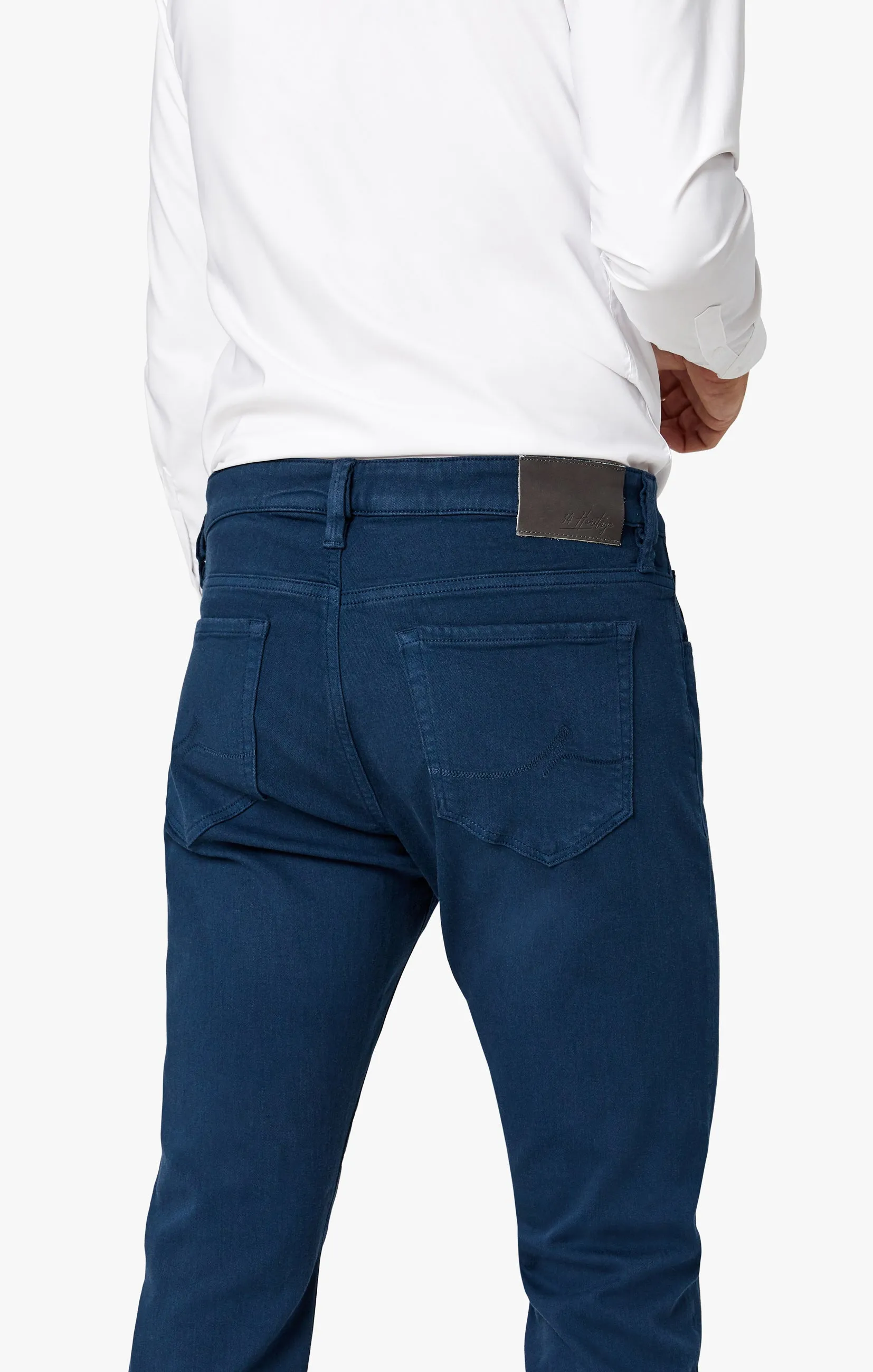 Charisma Relaxed Straight Pants in Petrol Comfort