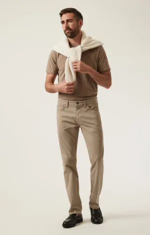 Charisma Relaxed Straight Pants in Sand Coolmax