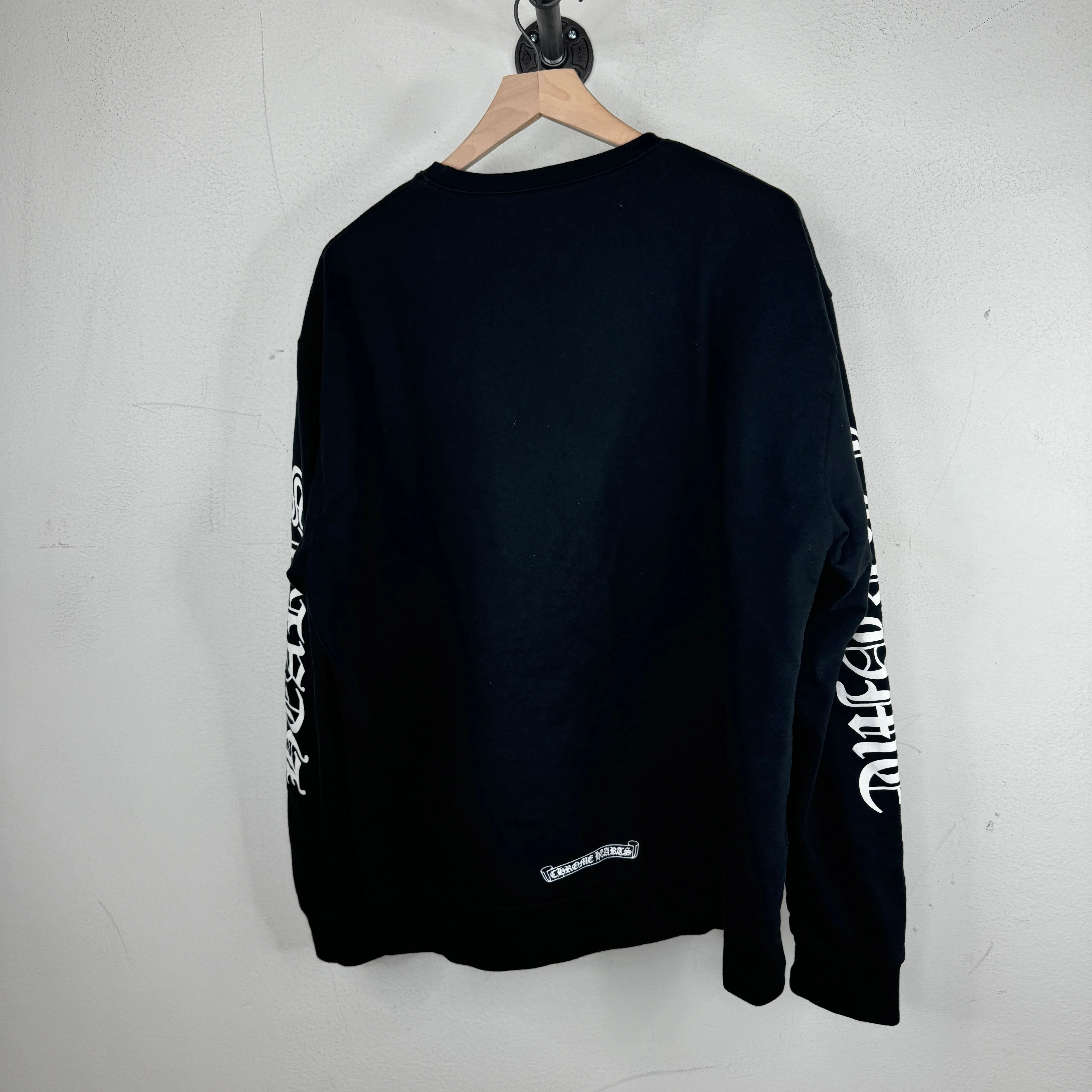 Chrome Hearts Collar Print Crewneck