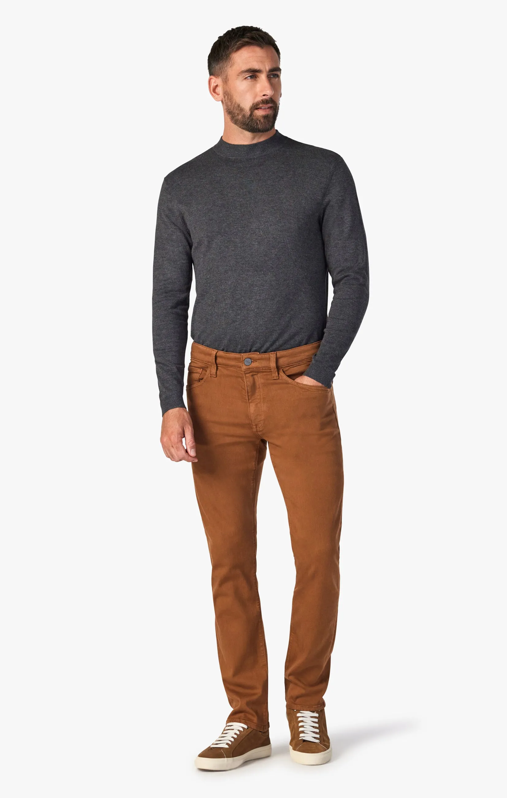 Courage Straight Leg Pants In Copper Comfort