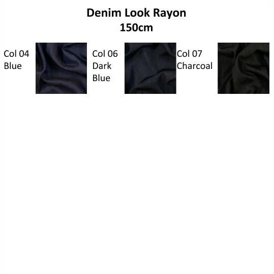 Denim Look Rayon