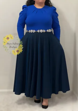 Eloisa Royal Blue Dress