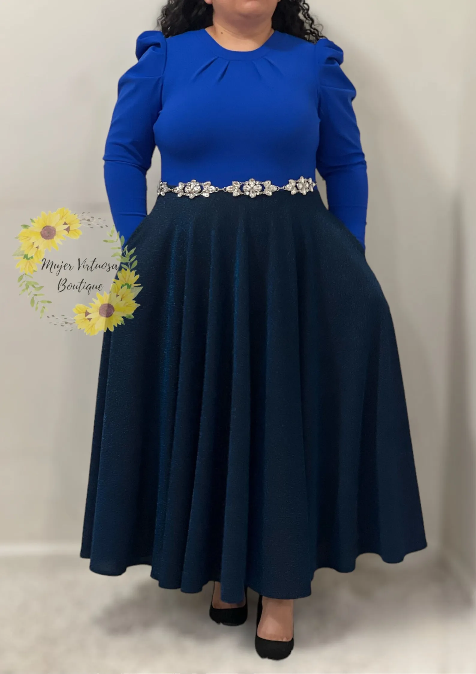 Eloisa Royal Blue Dress