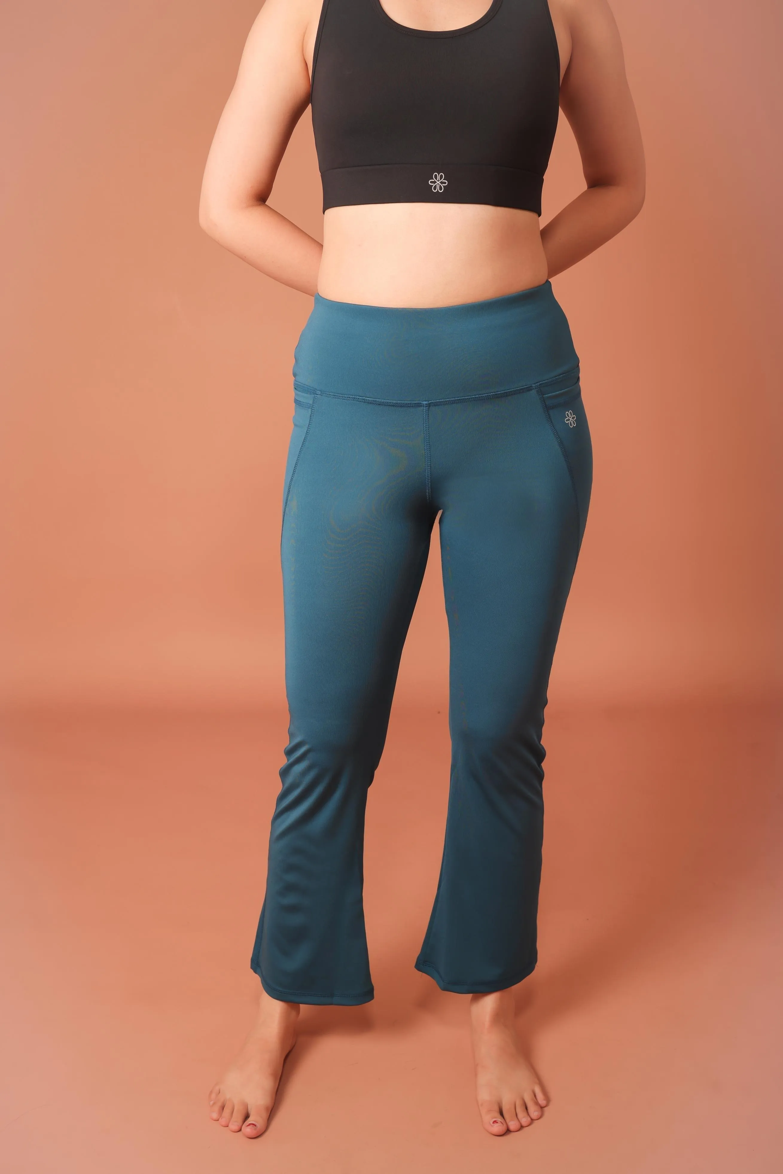 Essential Teal Flare Pants - Lite