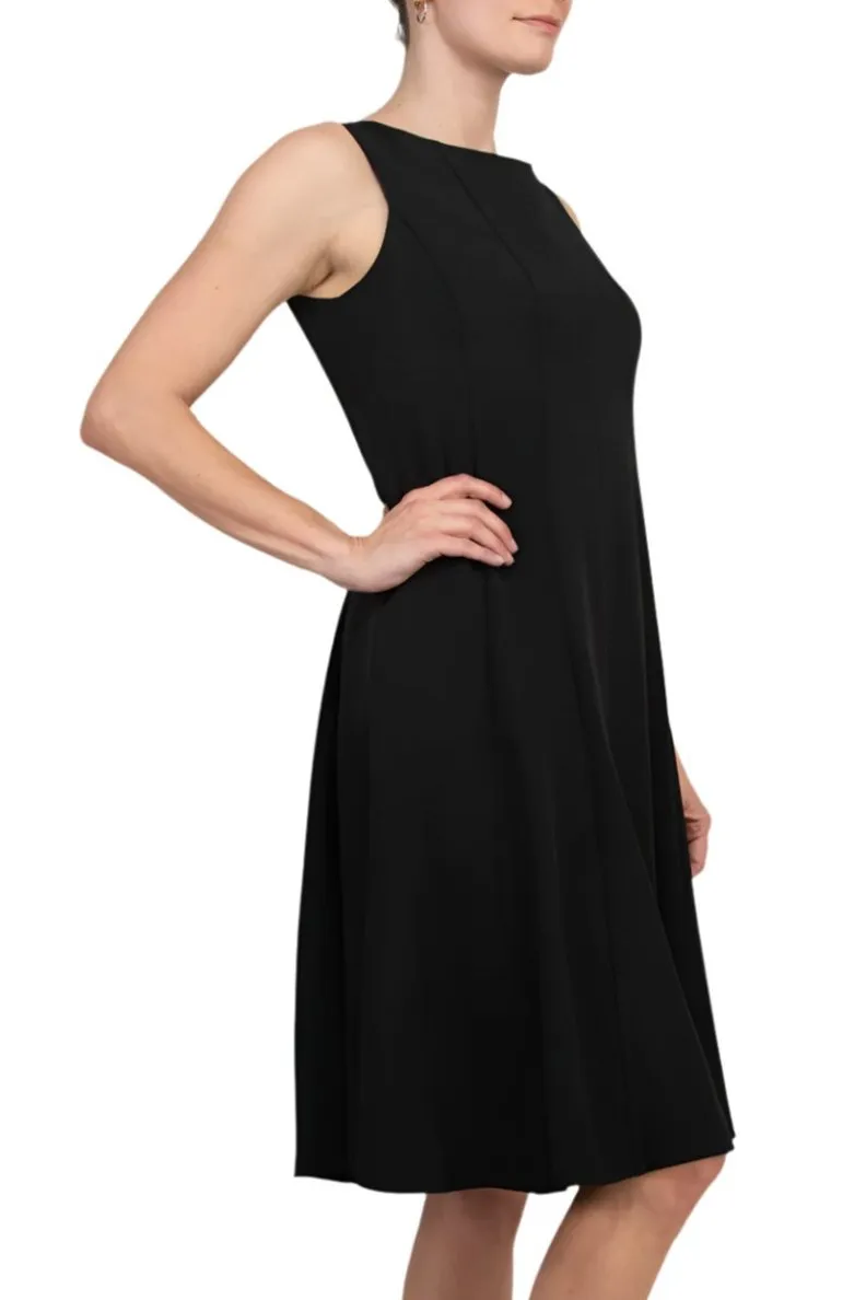 Evan Picone Multi Seam Fit & Flare Dress