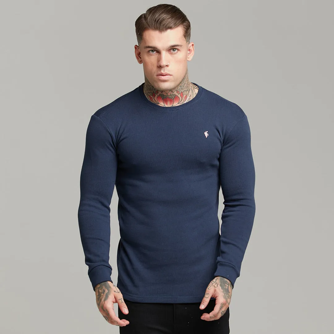 Father Sons Classic Navy Super Slim Sweater - FSH410