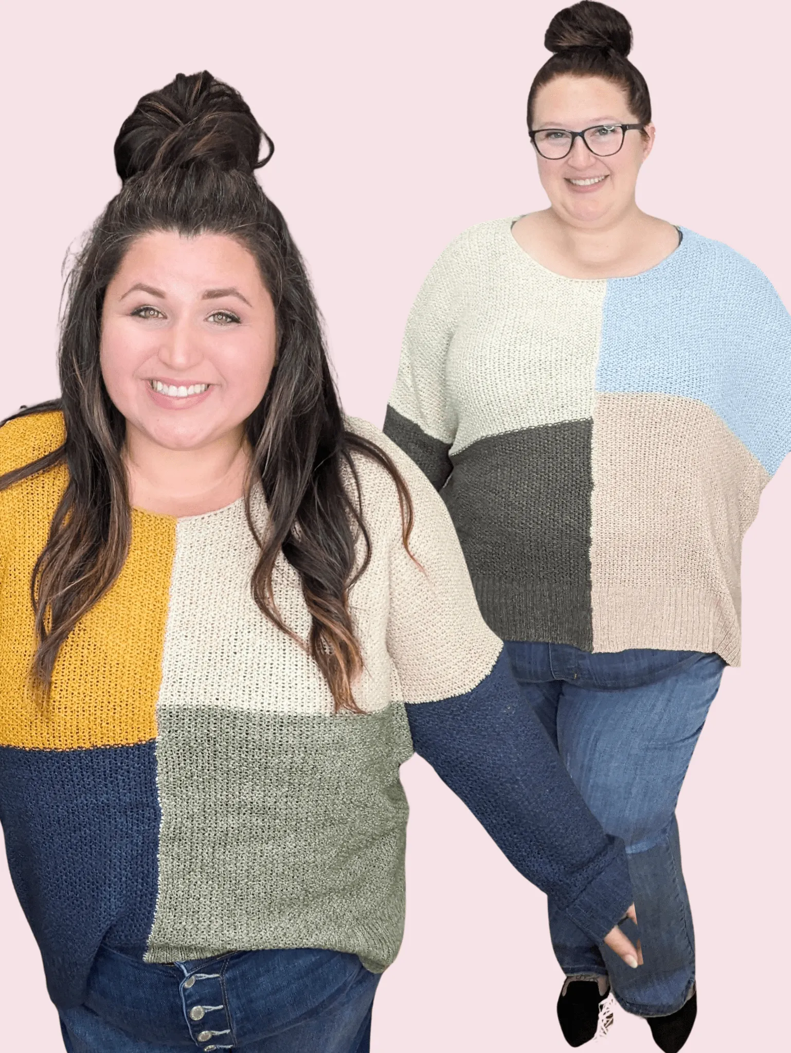 Filly Four Square Sweater (2 colors)