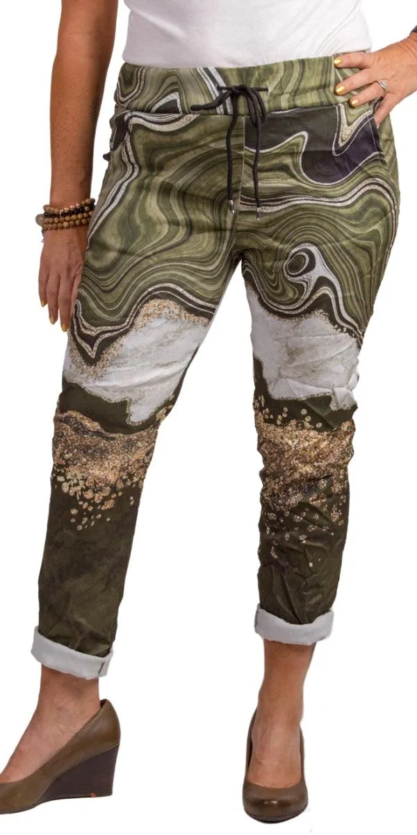 Geniviv Geode Print Pant