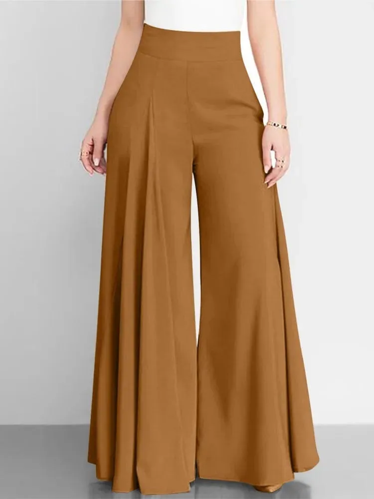 High Waist Wide Leg Pants