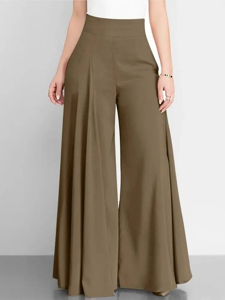 High Waist Wide Leg Pants