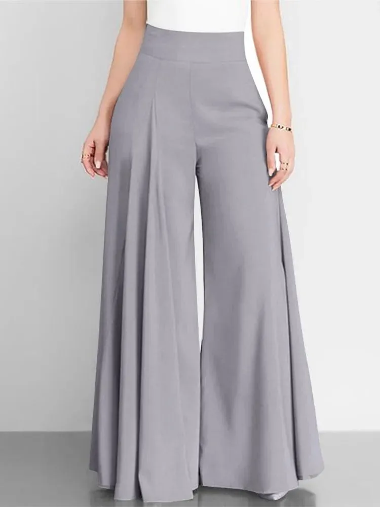 High Waist Wide Leg Pants