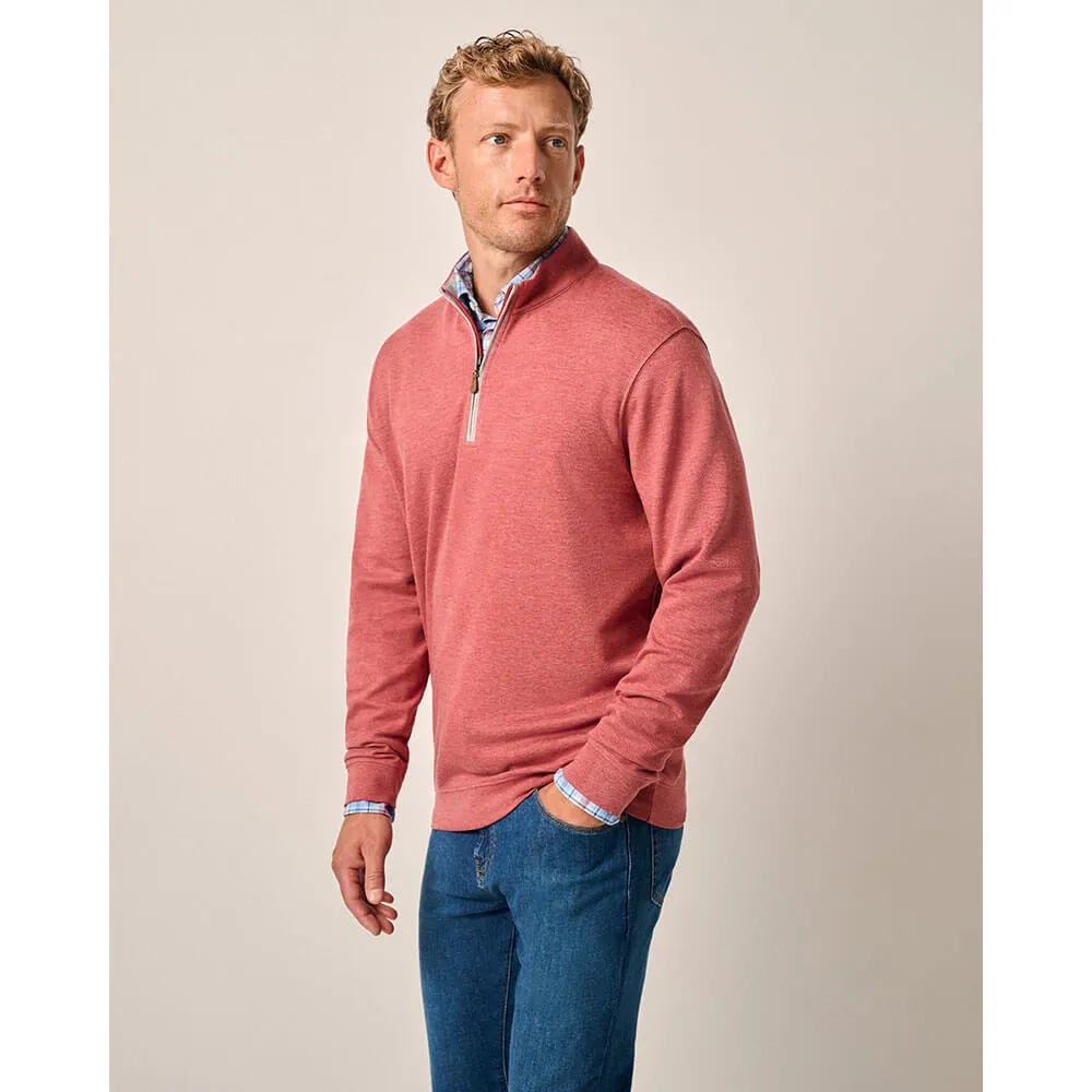 Johnnie-O Sully 1/4 Zip Sweater - Merlot