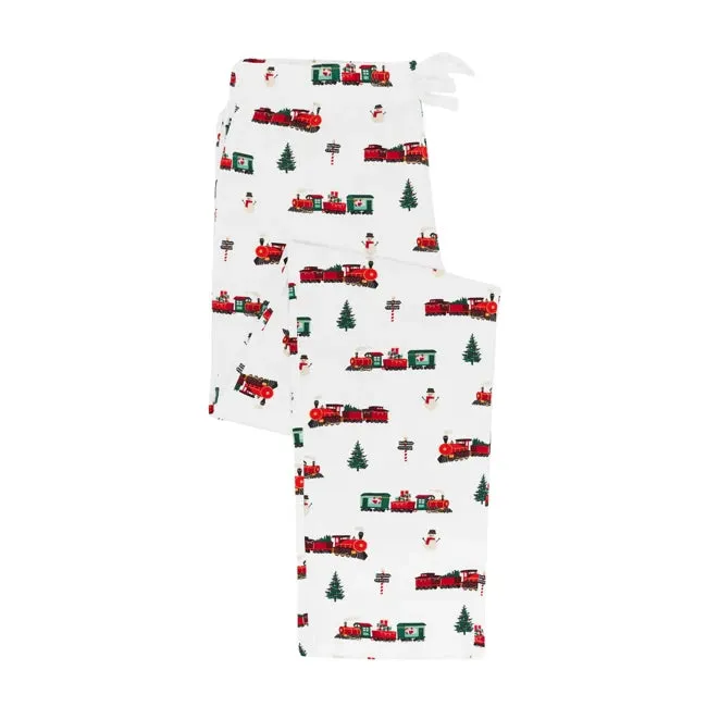 Kyte Baby Men's Lounge Pants in Holiday Train