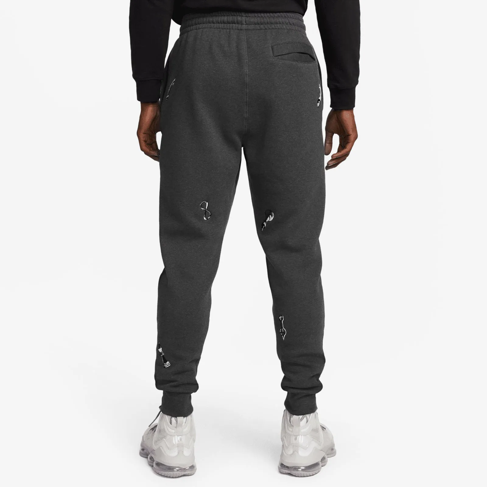 LeBron 'Strive For Greatness' Fleece Pants - Black Heather