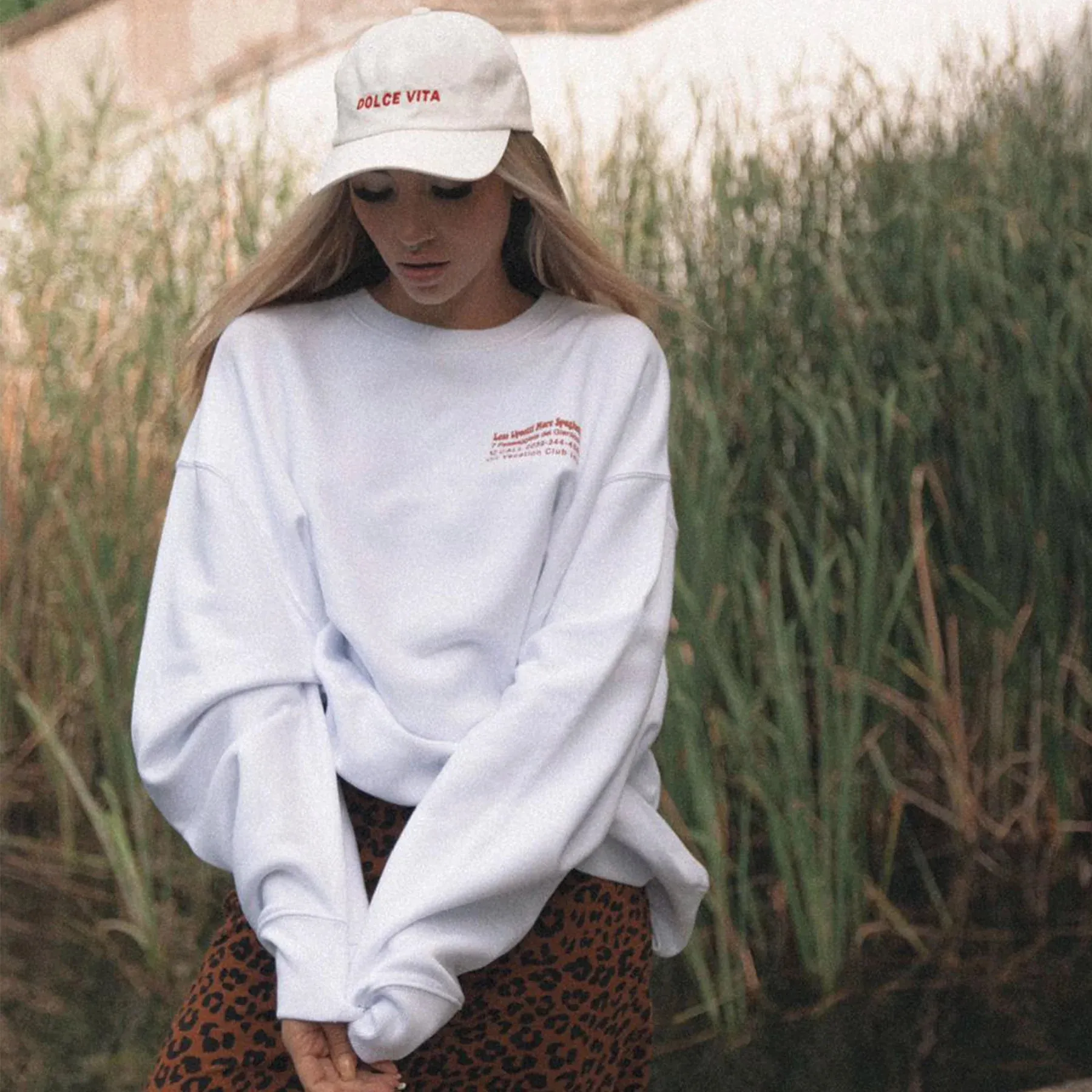 Less Upsetti Sweater - White