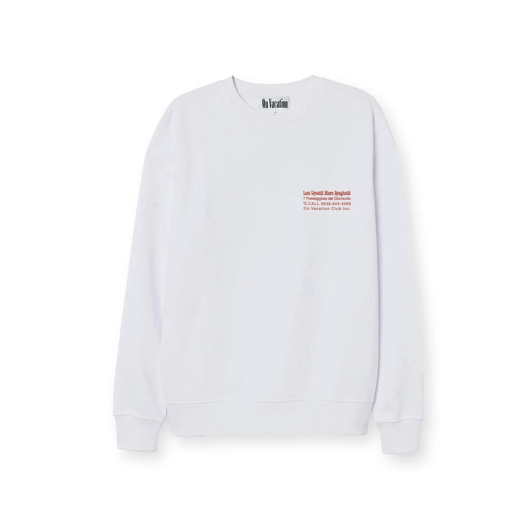 Less Upsetti Sweater - White