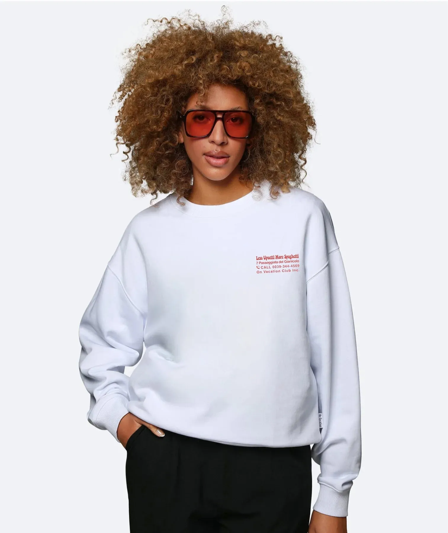 Less Upsetti Sweater - White