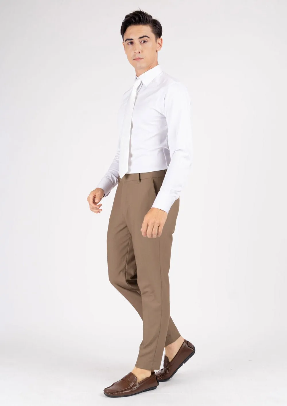 Light Brown Stretch Pants