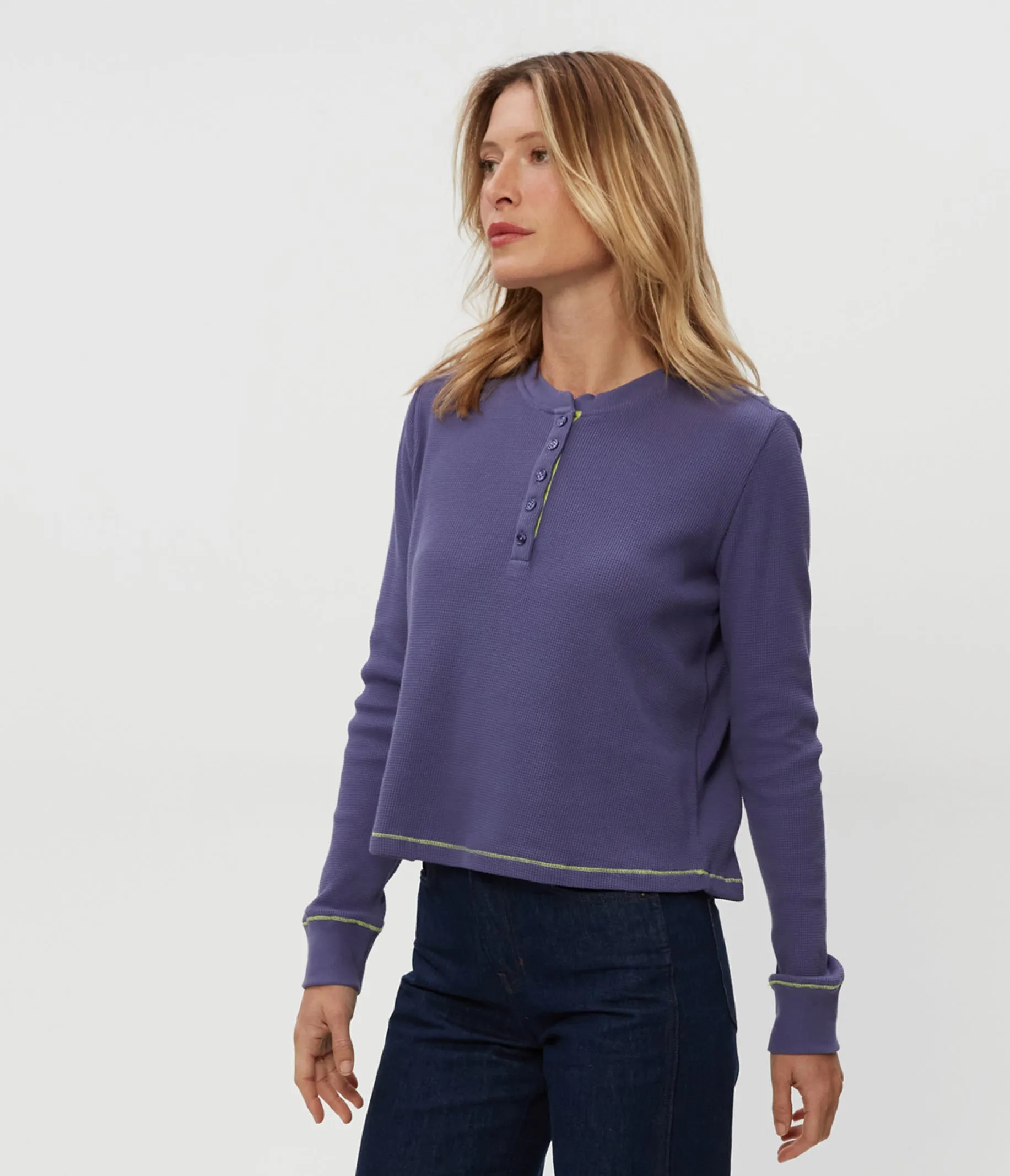 Lina Thermal Henley Tee