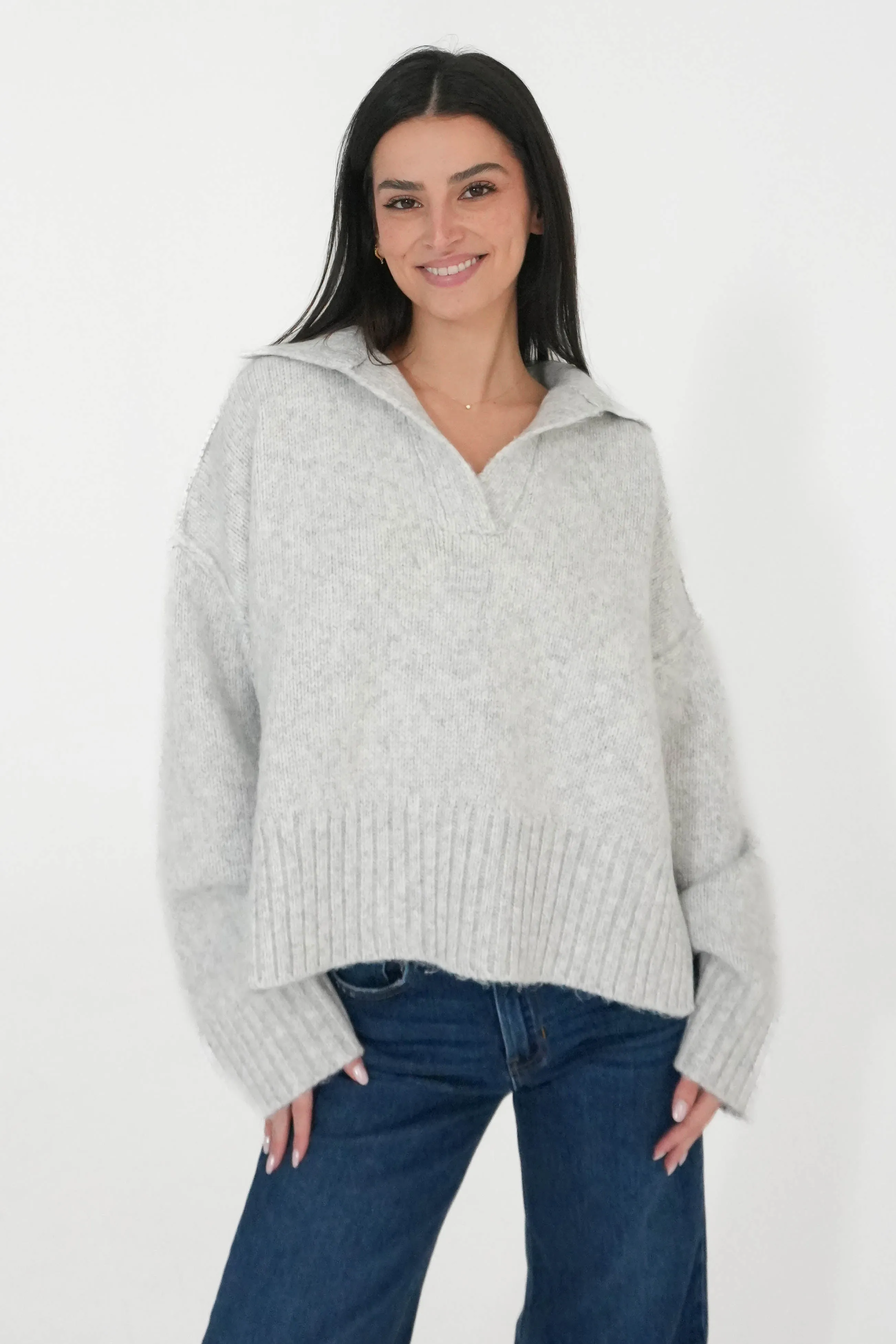 Lizzie Sweater in Grey