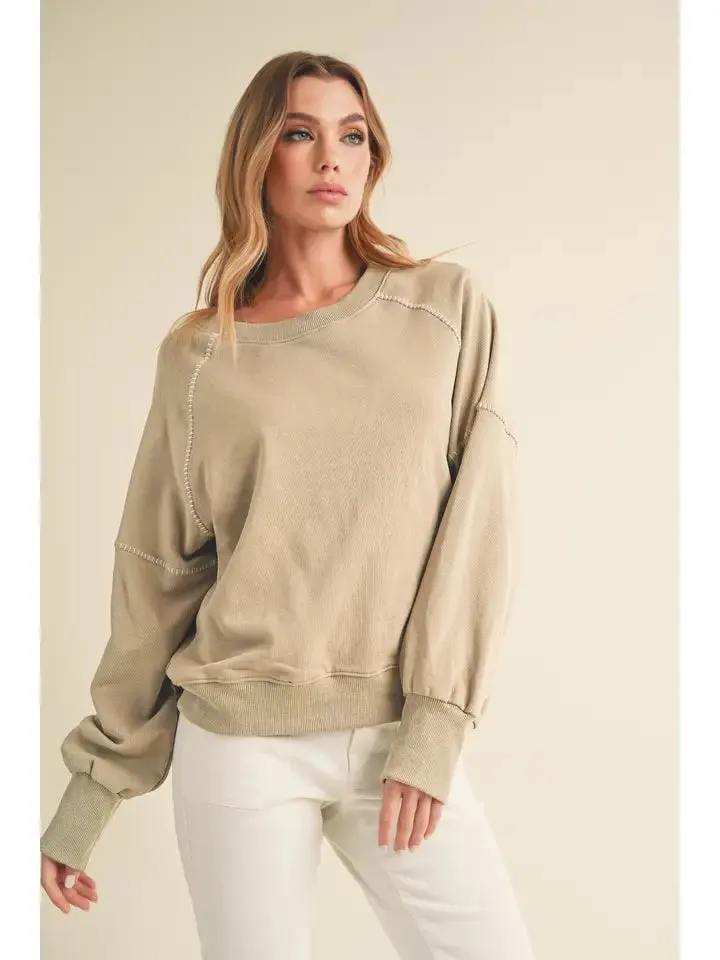 Marelle Vintage Wash Sweatshirt