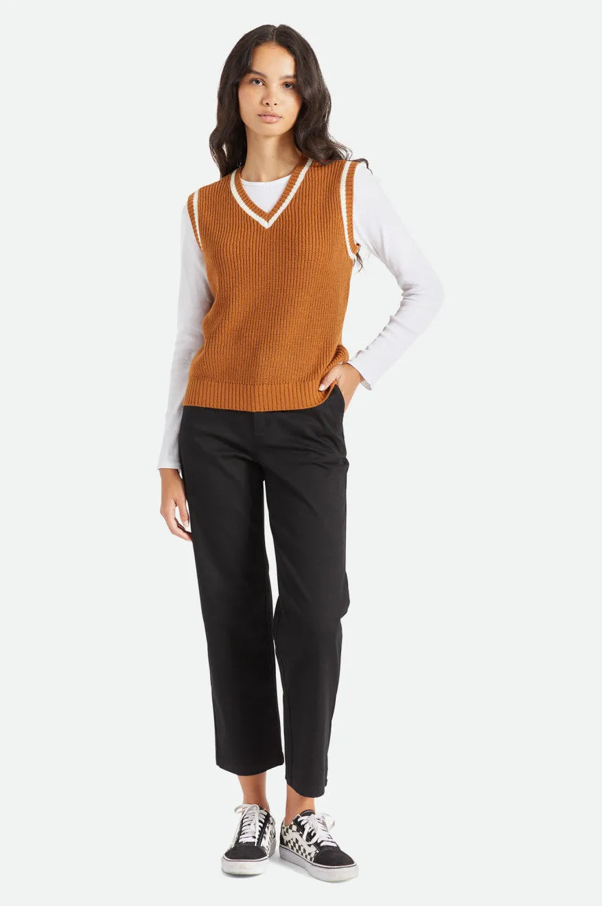 Melody Sweater Vest - Glazed Ginger