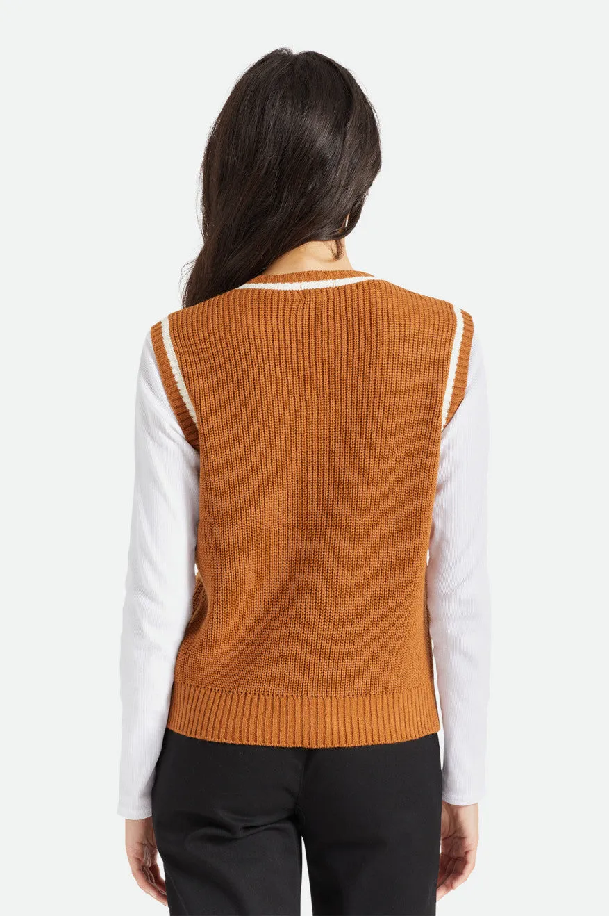 Melody Sweater Vest - Glazed Ginger