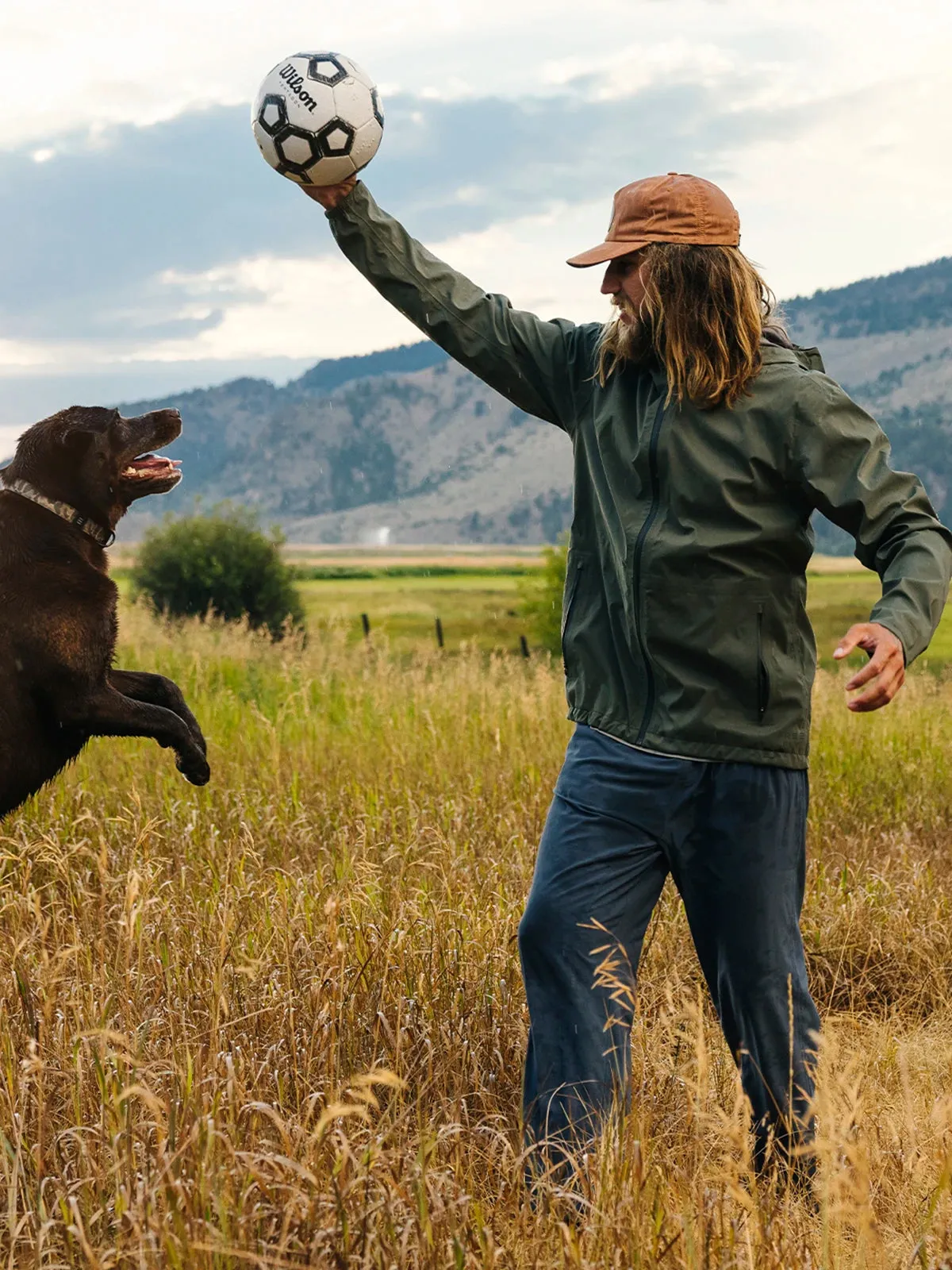 Men's Cloudshield Rain Jacket - Dark Olive