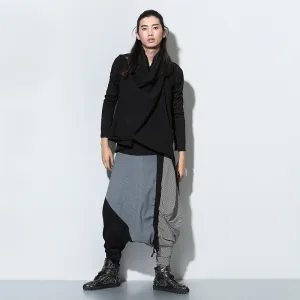 Mix Patched Street Style Men Harem Pants