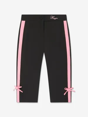 MSGM Girls Technical Pants in Black