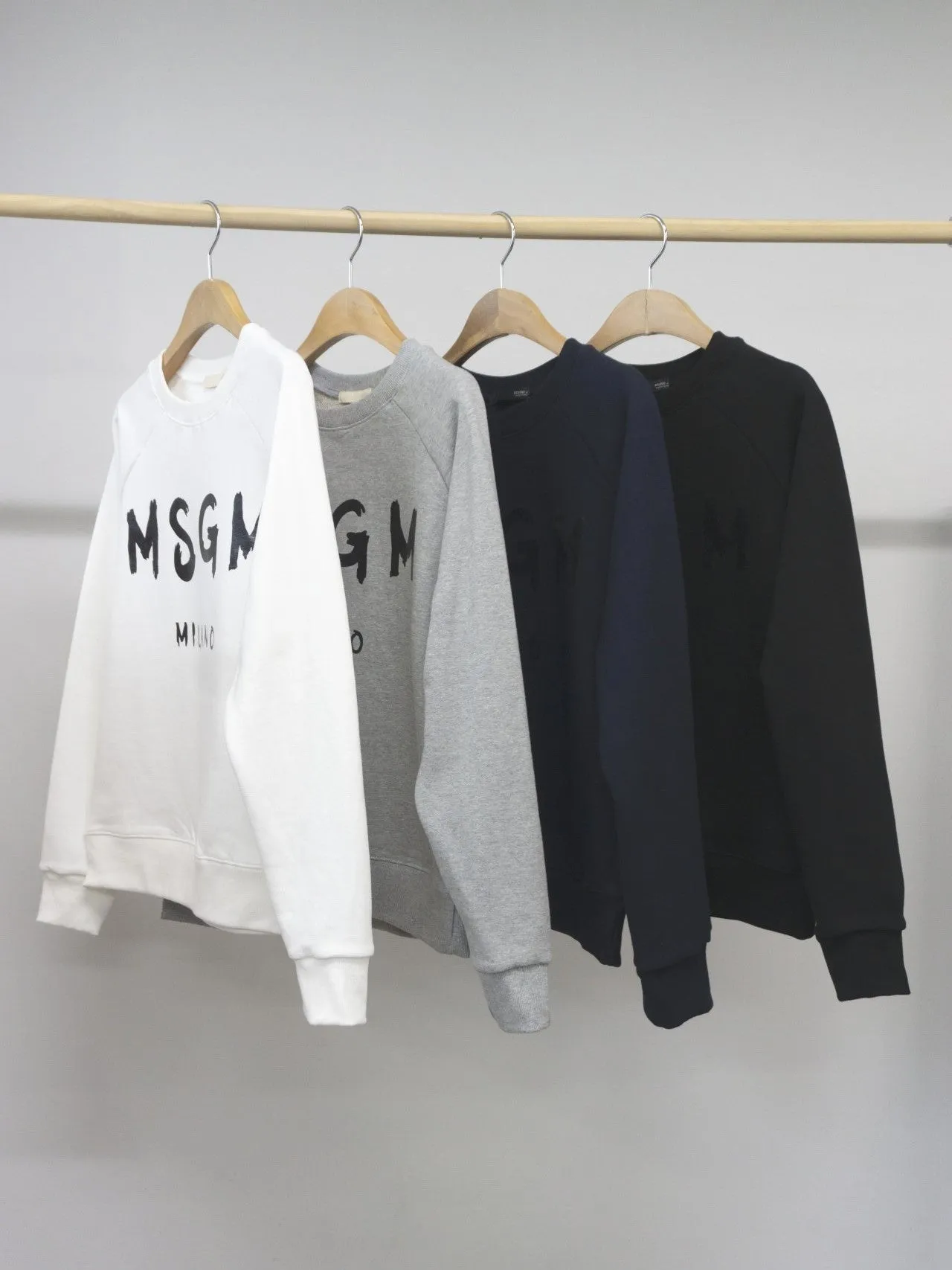 MSGM PRINTED COTTON SWEATSHIRT