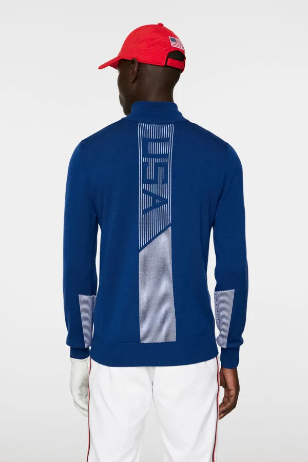 Nathaniel USA GOLF Half Zip Sweater