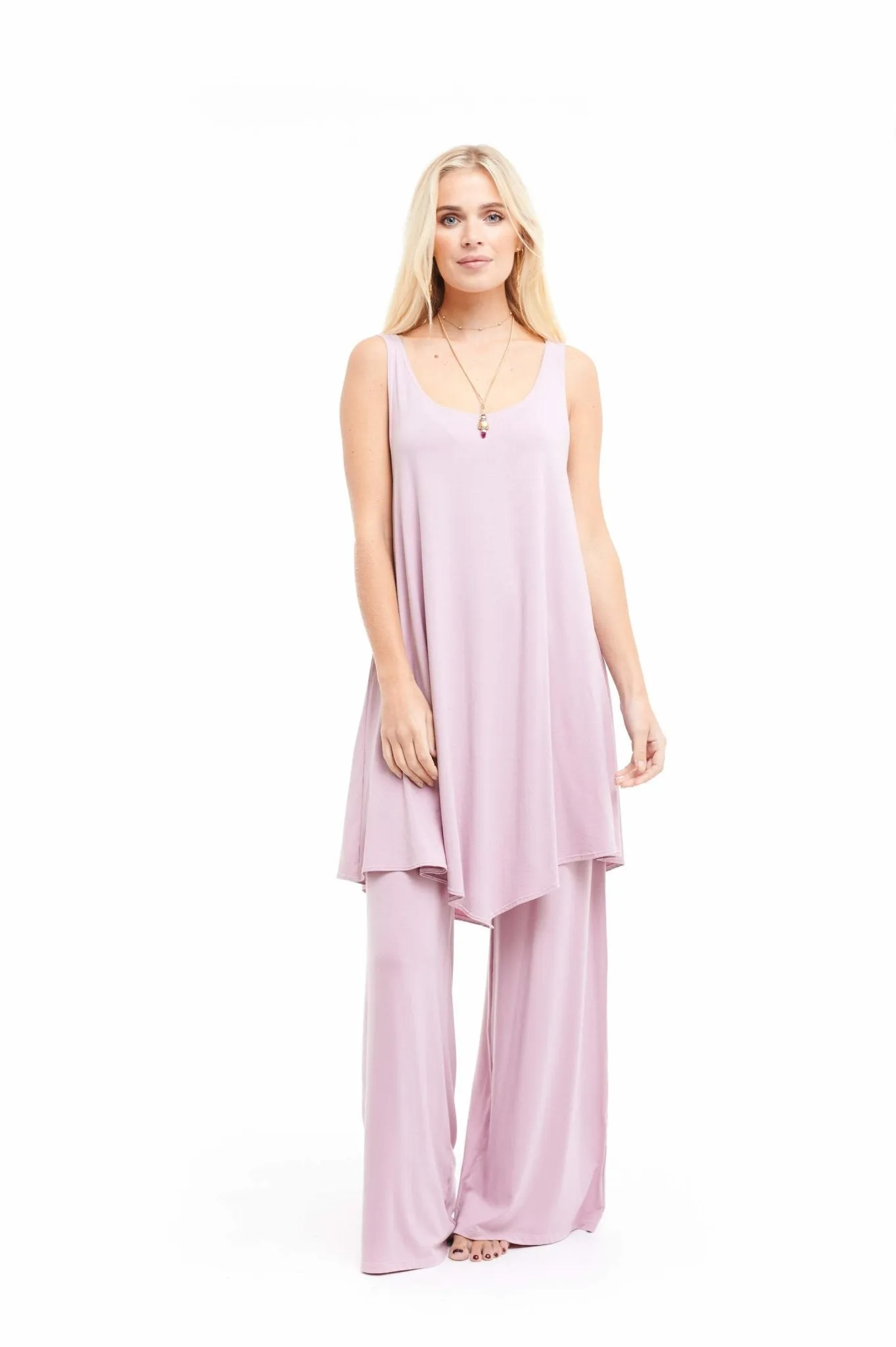 PALAZZO PANTS ROSEWOOD