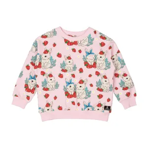 Rock Your Kid Berry Bunny Sweatshirt