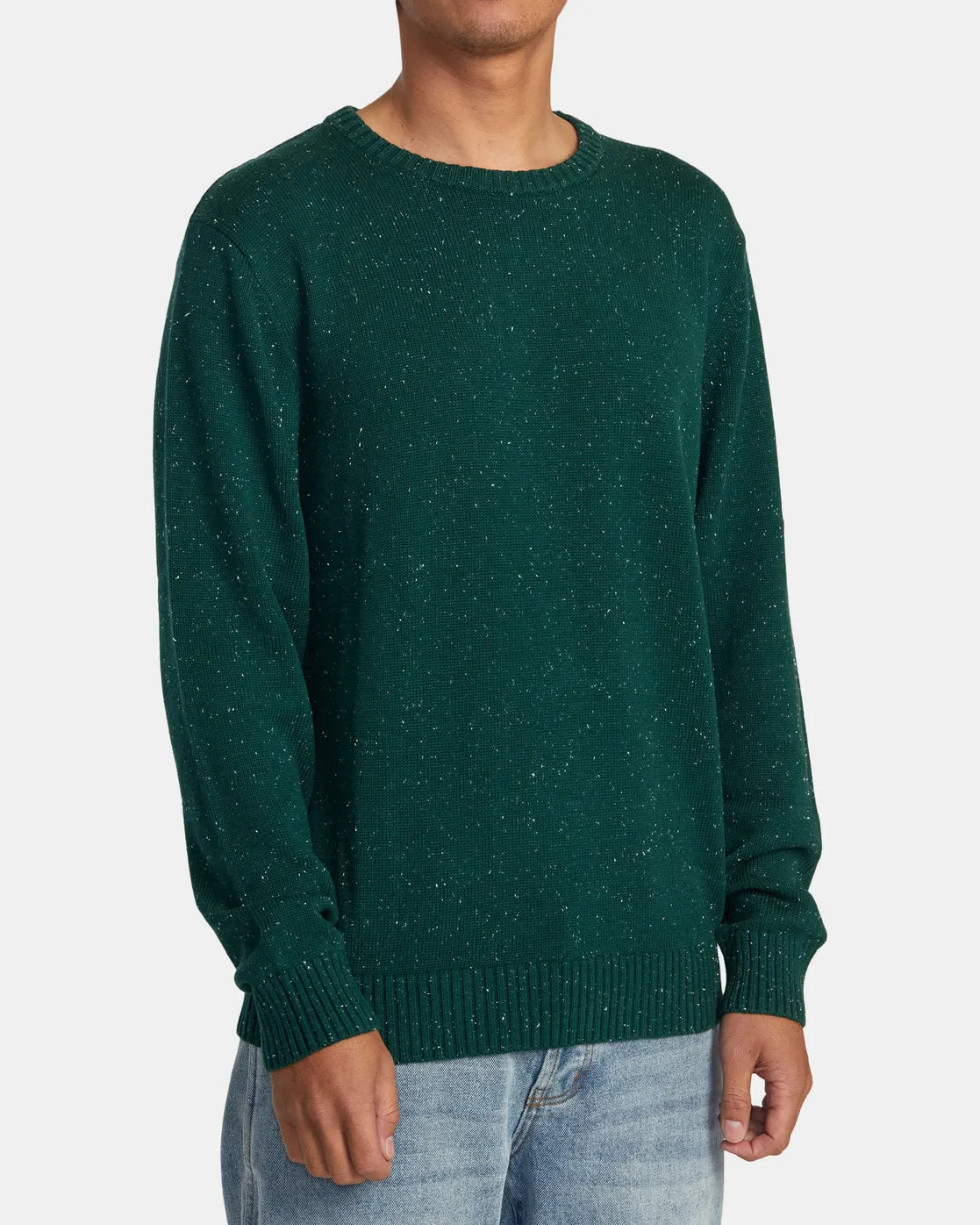 RVCA Neps Crewneck Sweater - College Green